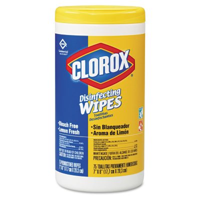 Clorox Disinfecting Wipes - Lemon Scent - 75 ct.