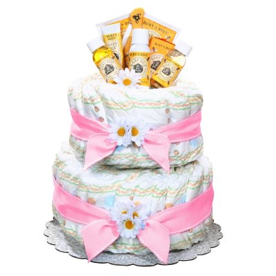 Girl's Burt's Bees Diaper Cake