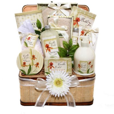 Vanilla Orchid Spa Basket