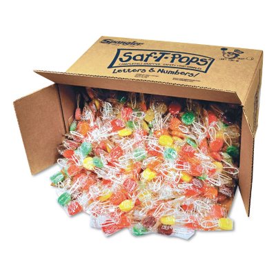 Spangler Saf-T-Pops - 25lb. Box