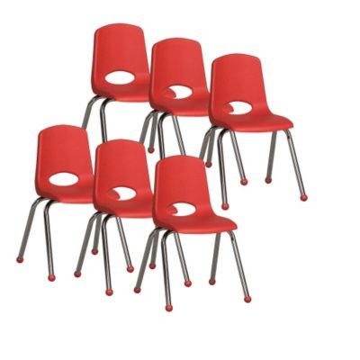 UPC 763960258538 product image for Child's Stack Chair, red 16