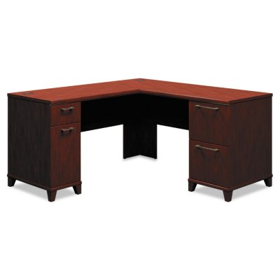 Bush - Enterprise L-Desk - Harvest Cherry - 60"
