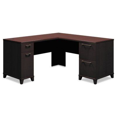 Bush - Enterprise L-Desk - Mocha Cherry - 60"
