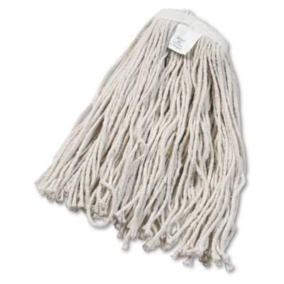Unisan Cut-End Wet Mop Head, Cotton, #20 Size, White