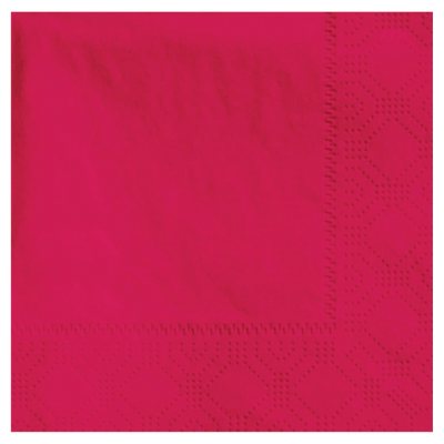 Hoffmaster Cocktail Napkins - Red - 1000 ct.