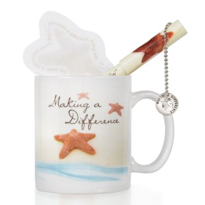 Baudville Celebration Starfish: Making a Difference Gift Set, 4 Pack