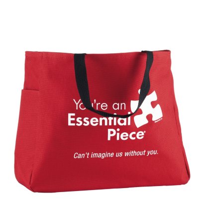 Baudville Tote Bag Essential Piece, 4 Pack