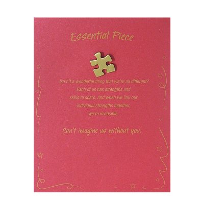 Baudville Character Pin Essential Piece, 4 Pack