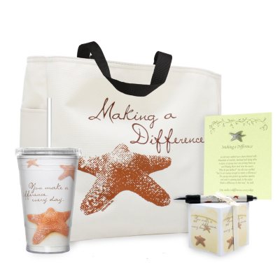 Baudville Starfish: Making a Difference Gift Set, 4 Piece Set