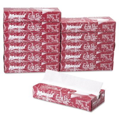 Deliwrap Eco-Pac Interfolded Wax Paper - 12" x 10 3/4"
