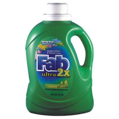 Fab Liquid Laundry Detergent, Spring Magic - 6 Ct. - 50 Oz. Ea. - 192 ...