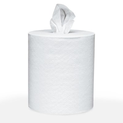 Scott - Center-Pull Paper Roll Towels, 8 x 15, White, 500/Roll -  4 Rolls/Carton