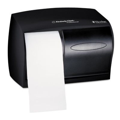 Kimberly-Clark Professional - Coreless Double Roll Tissue Dispenser, 11 1/10 x 6 x 7 5/8 -  Smoke/Gray