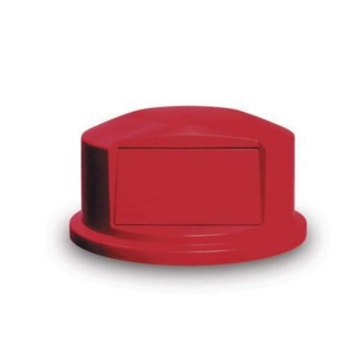 Rubbermaid Dome Top for Brute 44 gal. Round Trash Can - Red