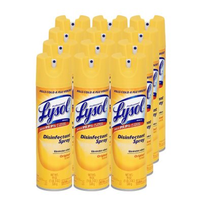 Lysol Disinfectant Spray - Original Scent - 19 oz. - 12 pk.