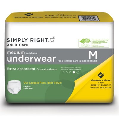 Simply Right Protective Underwear - Medium - 80 ct.