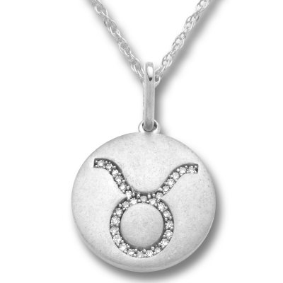 0.10 ct. tw. Diamond Zodiac Sign Pendant