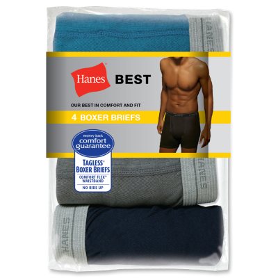 Hanes Boxer Briefs, 4 pk. - Various Colors Available