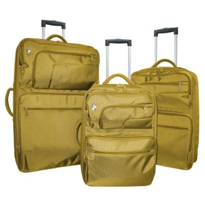 Heys Fuse X2 Hybrid Luggage Set - Gold - 3 pc.
