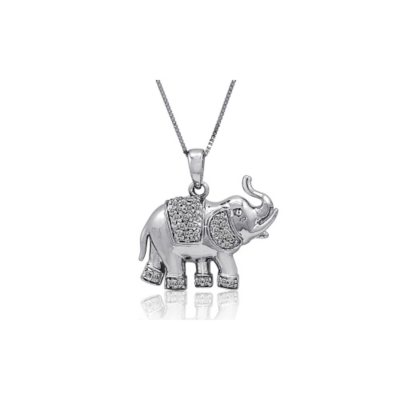 0.15 ct. t.w. Diamond Elephant Pendant (H-I, I1)