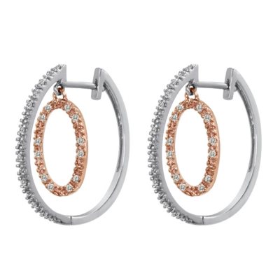 0.20 ct. t.w. Diamond Circles of Life Earrings in 14k Two-tone Gold (H-I, I1)