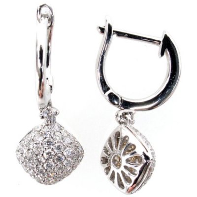 0.40 ct. t.w. Round Diamond Dangle Earrings in 14k White Gold (G,SI2)