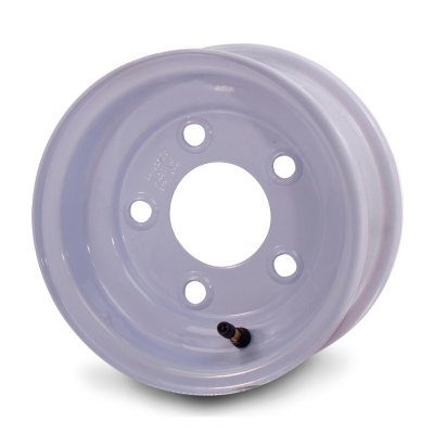 Greenball Stamped Steel Trailer Wheel - 8X3.75 - White