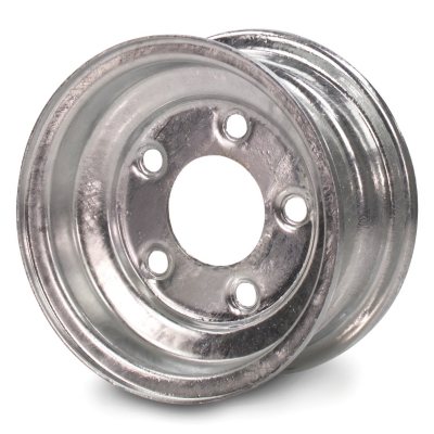 Greenball Stamped Steel Trailer Wheel - 10X6 - Galvanized