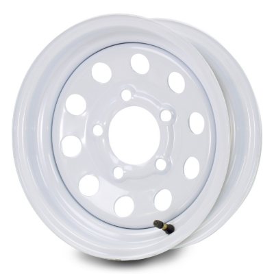 Greenball Modular Steel Trailer Wheel - 12X4 - White