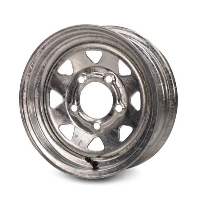 Greenball Spoke Steel Trailer Wheel - 13X4.5 - Galvanized