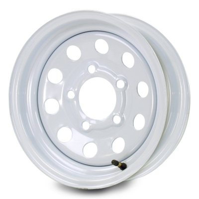 Greenball Modular Steel Trailer Wheel - 15X5 - White
