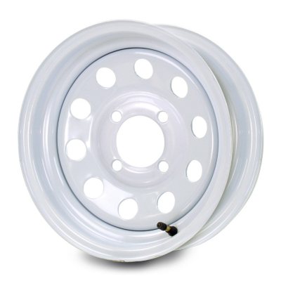 Greenball Modular Steel Trailer Wheel - 12X4 - White