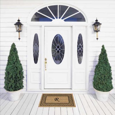 Charleston Border Personalized Small Doormat