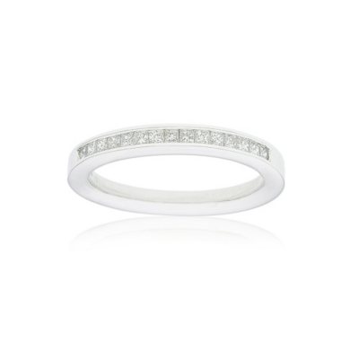 0.25 ct. t.w. Princess-Cut Diamond Band in 14K White Gold (H-I, I1)