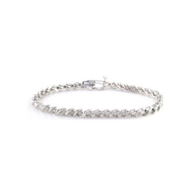1 ct. t.w. Swirl Tennis Bracelet (G-H, SI2-I1)