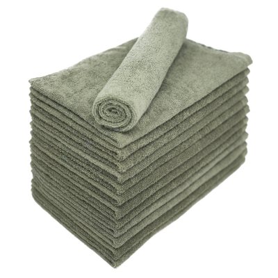 Bleachsafe® Salon Hand Towels - Green - 24 pk. 
