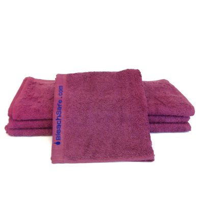 Bleachsafe® 13"x13" Wash Cloths - Wine - 24 pk. 