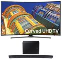 Samsung UN55KU650DFXZA 55" Curved 4K Ultra HD 2160p 120Hz Smart LED HDTV with Built in Bluetooth + Samsung 2.1 Curved Soundbar