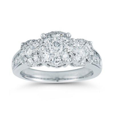 1.50 ct. t.w. Unity Diamond Engagement Ring in 14k White Gold (I, I1)