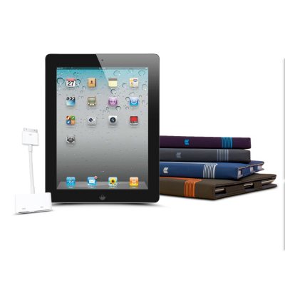 iPad 2 16GB Bundle w/ Digital AV Adapter and Case