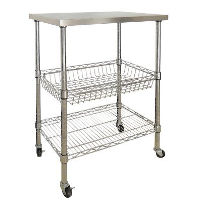 Sandusky 3-Shelf Stainless Steel Storage Cart  MKTSS241440