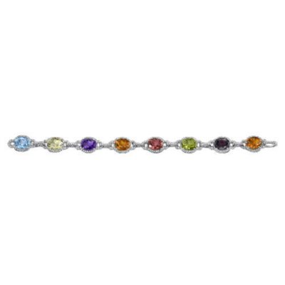 22.87 ct. t.w. Multi-Gem & Diamond Bracelet (I,I1)