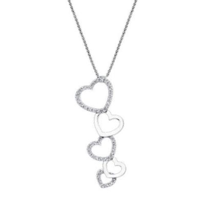 .62 ct. t.w. Diamond Heart Pendant (I, I1)