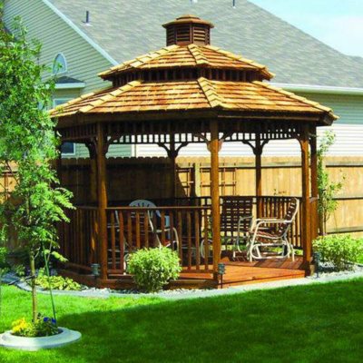 gazebo hexagon pergola sam club samsclub backyard