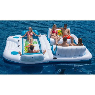 Tropical Tahiti Floating Island Inflatable Pool Float BRAND NEW eBay