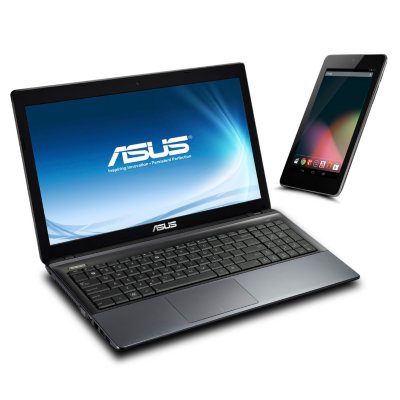 ASUS R500A-RS52 15.6" Laptop Computer, Intel Core i5-3230m, 6GB Memory, 750GB Hard Drive and Google Nexus 7 16GB Tablet