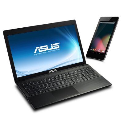 ASUS R503U-RH21 15.6" Laptop Computer, AMD E2-1800, 4GB Memory, 500GB Hard Drive and Google Nexus 7 16GB Tablet 