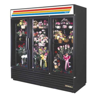 Refrigerated Floral Case w/ 3 Swinging Doors