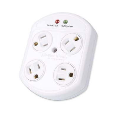 360 Electrical 4-Outlet Rotating Surge Protector