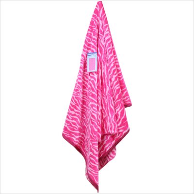 Beach Towel - 40" x 72" - Pink Waves